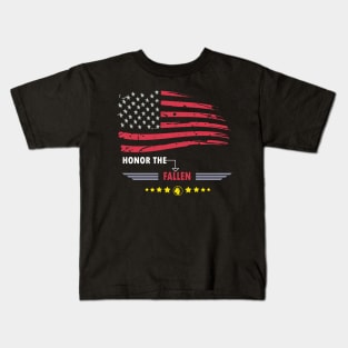 honor the fallen Kids T-Shirt